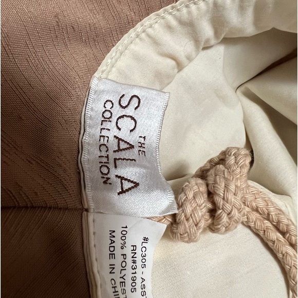 Scala Bucket hat 100 percent polyester dark tan - Picture 10 of 11